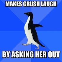 Socially awkward penguin