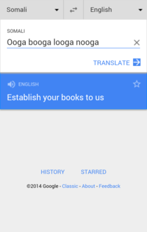 Somali is a beautiful language