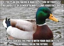 Some advice if you plan on sending a naked picture of yourself to someone