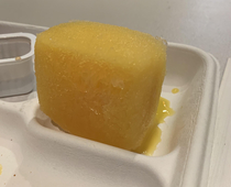 Some delicious cafeteria orange juice 