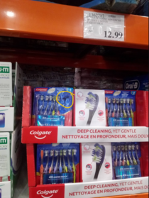 Some dude stole a single toothbrush at my local Costco