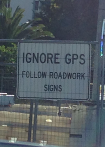 Some good advice from a sign in Australia
