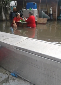 Some people handled the flooding better than others