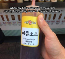 Some Secret Sauce to serve your boss