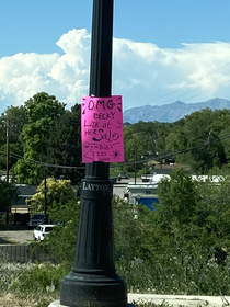 Some yard sale creativity in Utah