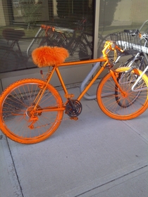 Somebody actully rides this around campus
