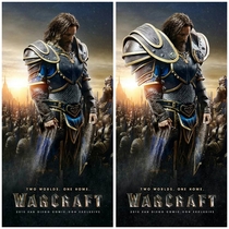 Somebody fixed the shoulders on the Warcraft poster