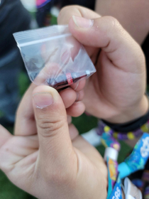 Someone at a festival offered me a little bag of coke