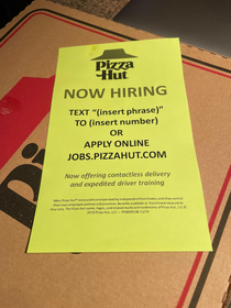 Someone at my Pizza Hut was not paying attention
