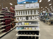 Someone feeling some kind of way today at my local home store