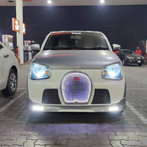 Someone from Pakistan modified a cheap locally made car to look like Bugatti Instead he used his name in logo GhouRi