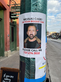 Someone is going around Austin looking for Nic Cage at SXSW