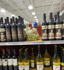 Someone made a choice today in the wine isle