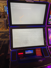 Someone probably only got  BARs and missed out on the progressive jackpot