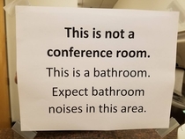 Someone put this up in the ladies room at work