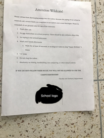 Someone put this up in the restroom