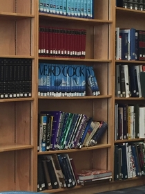 Someone rearranged the encyclopedias