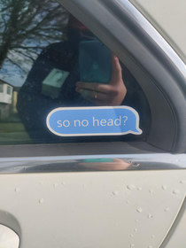 someone stuck this to my car