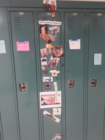 Someone Turned A School Locker Into A Danny Devito Shrine