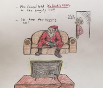 Something I drew while bored at work Naughty List 