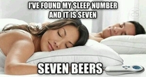 Sometimes alcohol helps me sleep