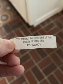 Sometimes fortune cookies hit deep