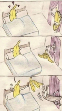 Sometimes its difficult being a banana