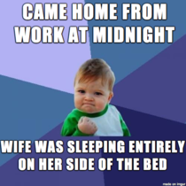 Sometimes its the little things that make a marriage work