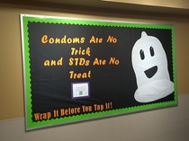 Sometimes my university bulletin boards are a little odd