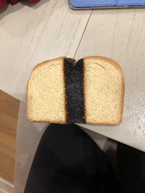 somy friend made some toast