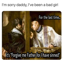 Sorry daddy