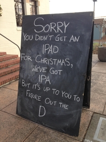 Sorry you didnt get an iPad for Christmas