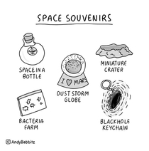 Space souvenirs oc