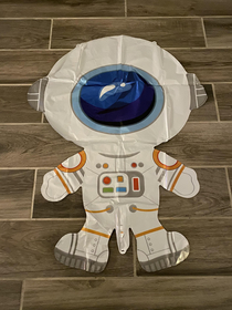 Spaceman balloon cant wait to be blown up