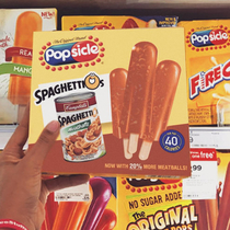 SpaghettiOs Popsicles