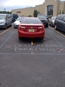 Special parking spot