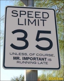 Speed limit