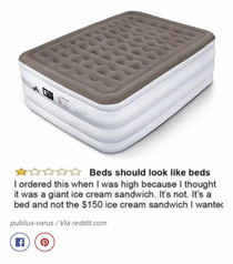 Spend  hoping for an epic beast of an ice cream sandwich end up with a lousy bed