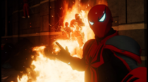 Spider-Man doesnt kill people but he will web them to a burning wall