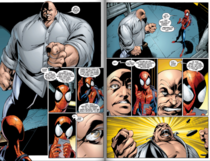 Spider-man tells Wilson Fisk whats on his mind 