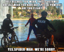 Spider-Man vs Police
