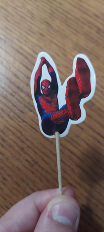 Spider-Mans been enjoying himself too much