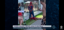 Spiderman just arrested a phone thief in Brazil