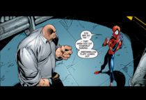 Spidey can make such kiddish comments so insulting Kingpin RIP