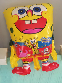 Sponge bob enjoyed the party