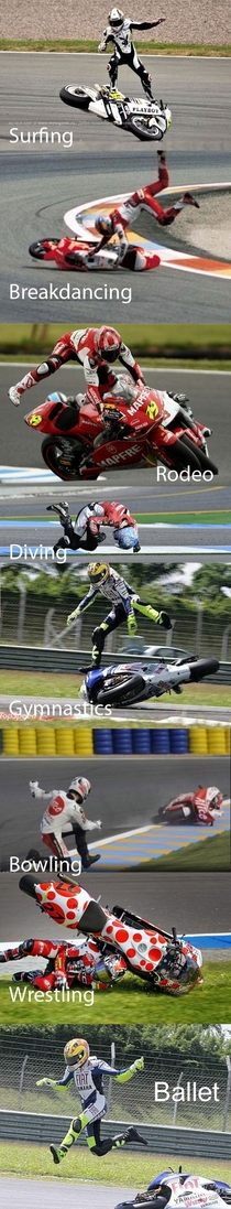 Sports that can be combined with motorcycle racing
