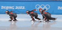 Sportsmanship shown by the Chinese skater in the Beijing Olympics