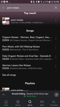 Spotify has a playlist for anyone in any situtation