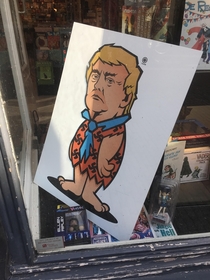 Spotted in the window of a comic book shop in Haarlem The Netherlands