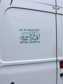Spotted on a camper van
